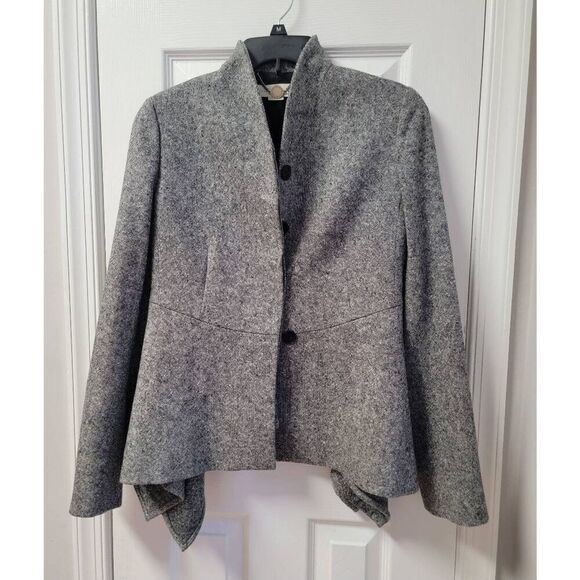 Stella McCartney Tweed Wool Grey Blazer M - Picture 1 of 10